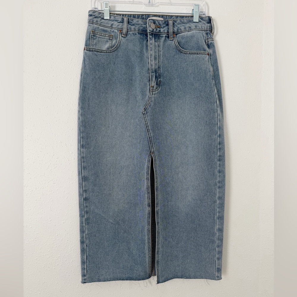 PacSun Light Blue Denim Skirt